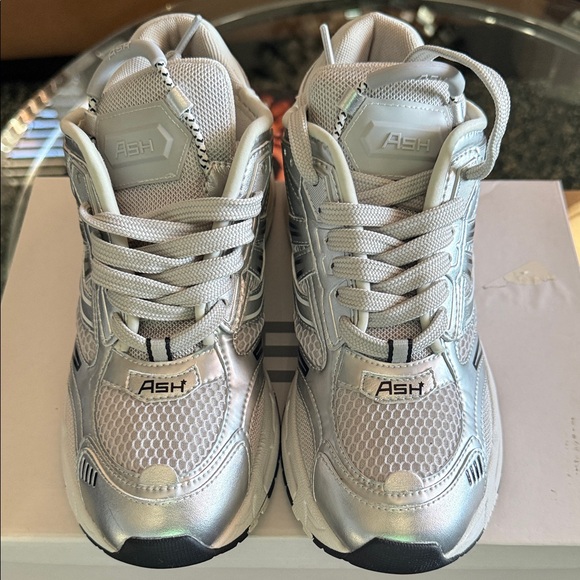 Ash Metallic Silver Sneakers - Picture 4 of 10